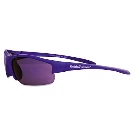 Smith & Wesson Safety Glasses, Blue Lens, Blue Frame, Half-Frame 21301